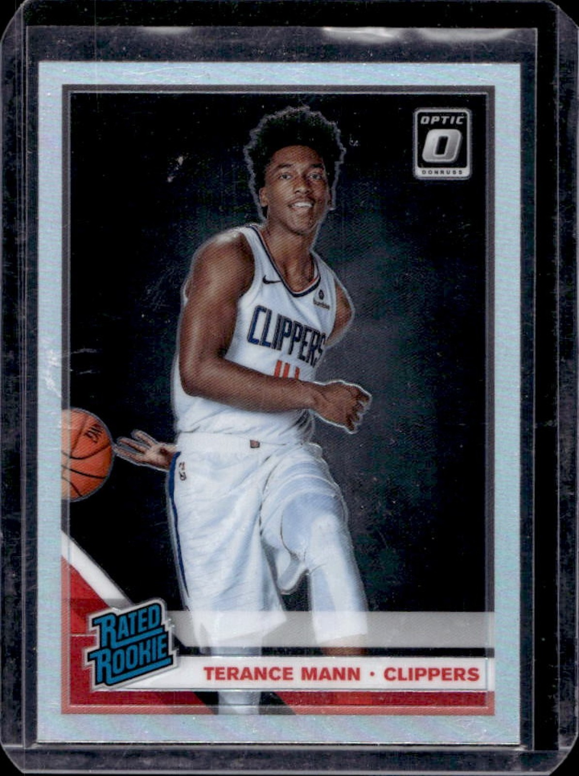 2019-20 Donruss Optic Terance Mann Holo Rookie RC #165 Clippers