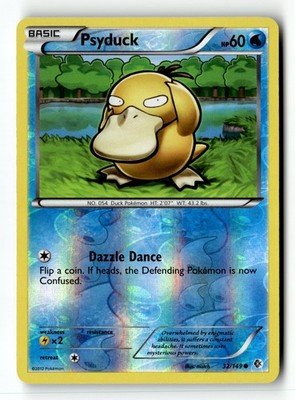 Pokemon Karte Psyduck (32) Reverse Holo LP Grenzen überschritten 32/149
