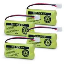 Cordless Phone Battery Fits BT18433/BT28433 BT184342 Replacement 4 PCS