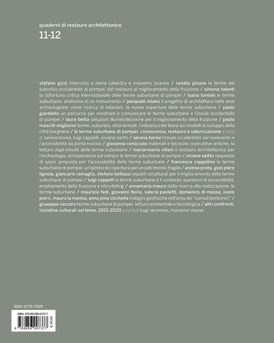 9788856907377 Confronti. Quaderni di restauro architettonico. Re...pei (Vol. 11) - Foto 2 di 2