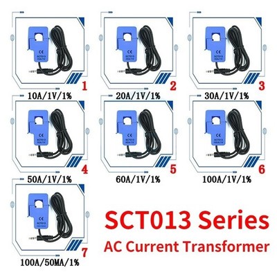 SCT013 SCT-013-000 10A 20A 30A 50A 60A 100A Non-invasive AC   Transformer #ff