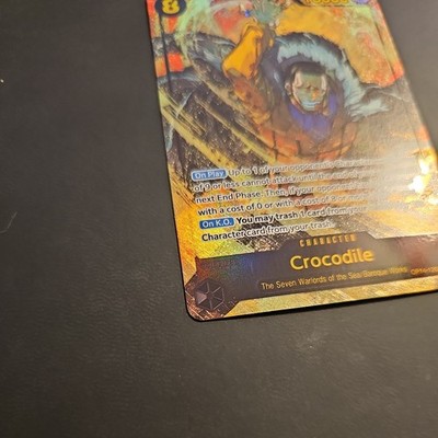 Crocodile OP14-120 Alternate Art The Azure Sea's Seven Sec One