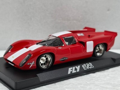 FLY Scaleauto R2007R1 Lola T70 EVO3 Red Scaleauto PRO Chassis 1:32