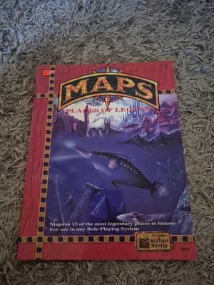 Flying Buffalo Fantasy RPG Maps Book #2 - Places of Legend 