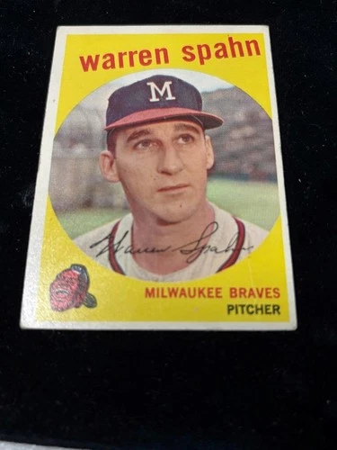 Warren Spahn 1959 Topps #40 Nice Condition SKU#38864