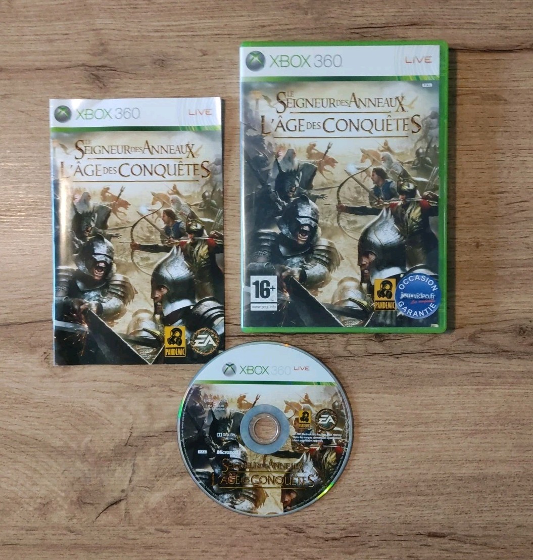 Le Seigneur Des Anneaux : L'âge Des Conquêtes / Complet / XBox 360