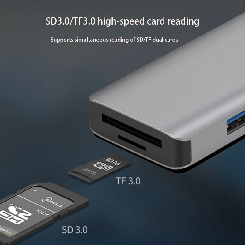 USB HUB dock station SD/TF card reading TYPE-C TO HDMI Adapter external screen
