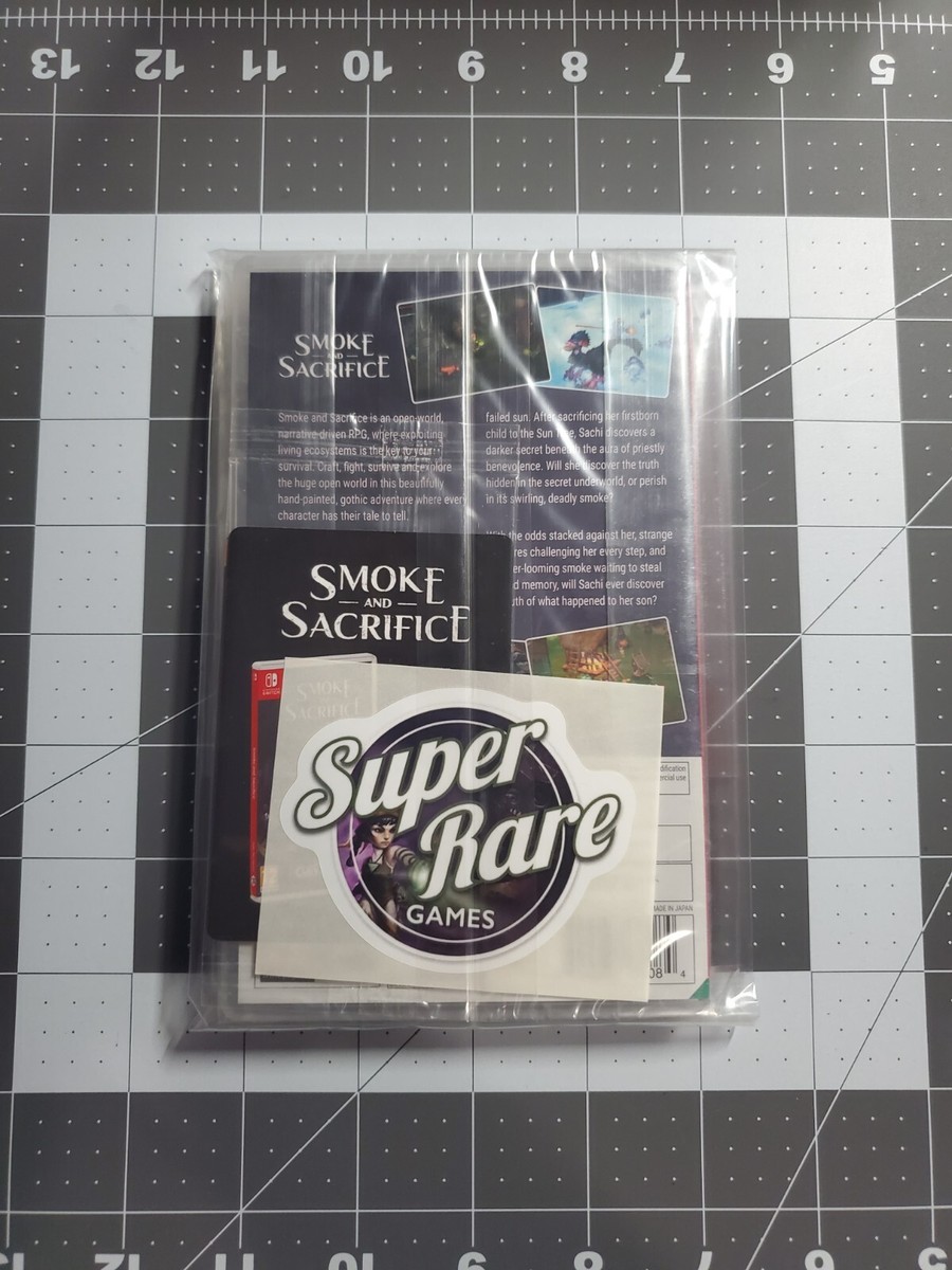 Jeu Smoke And Sacrifice Nintendo Switch - Version UK Neuve - Sans Carte Super Rare