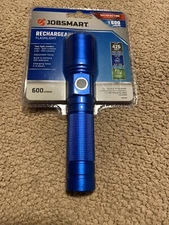Jobsmart Rechargeable Flashlight 600 Lumens Brand New
