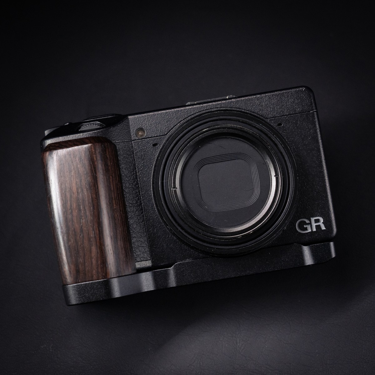 Wood Camera Grip For RICOH GR3 GRIII GR3X Camera with Aluminum