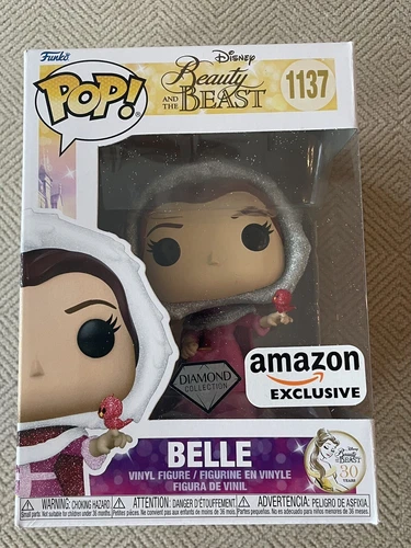 Funko Pop! Vinyl: Disney - Belle (Diamond Glitter) - Amazon (AM) (Exclusive)...