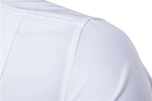 Camisa para Hombres Doble Pecho Prendas para el torso Manga Larga Calce Ajustado Liso Western Blusas - Imagen 13 de 21