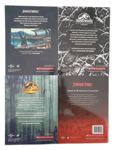 Jurassic World Movie Novel 3-Book Collection: The Complete Box Set New Universal - Picture 3 of 3