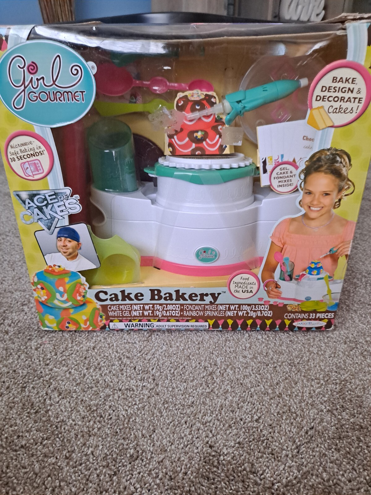 Niña Gourmet Pastel Panadería As de Pasteles Duff Juego Cocina