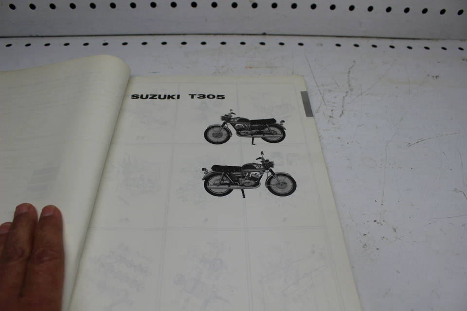 Suzuki T305 TC305 1968 manual catálogo de piezas (TMAN125) Foto 3 de 4