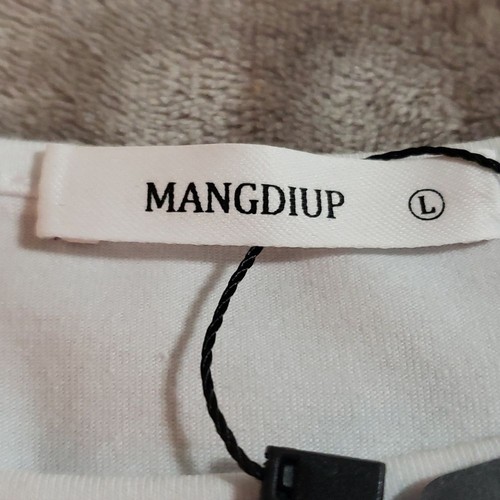Mangdiup. Einfarbiger weißer; Langarm; Rundhalsausschnitt Body.  Größe L Neu mit Etikett - Bild 7 von 11