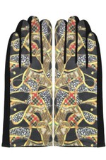 Women's Soft Warm Colorful Chain and Leopard Smart Touch Screen Glove