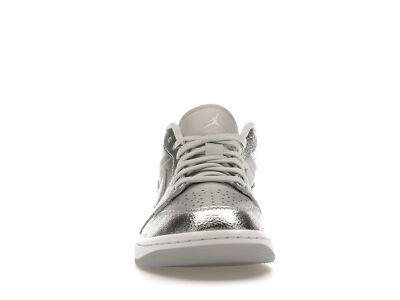 Size 6.5 - Air Jordan 1 SE Low Metallic Silver W for sale online