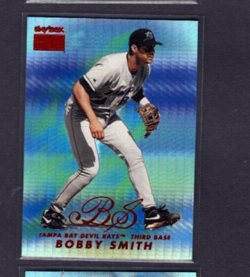 1999 SKYBOX PREMIUM STAR RUBIES PARALLEL #168 BOBBY SMITH TAMPA BAY RAYS SP #/50