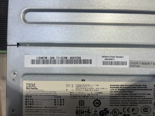 IBM System x3550 M4 Server | 1x Xeon E5-2620 @2GHz 16GB l 3x1TB HDD 2x PSU - Picture 2 of 6