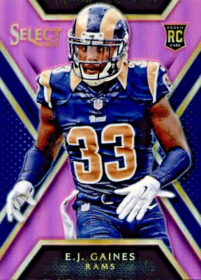 2014 Select E.J. Gaines Rookie Fuchsia Prizm #145
