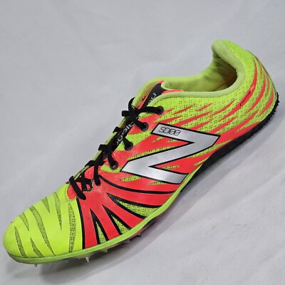 New Balance SD100 Track Spike Shoes Mens 12 Yellow Pink  display picture 2