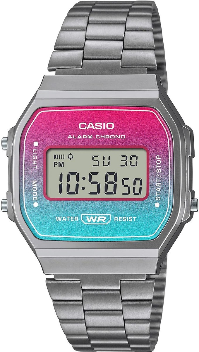 CASIO Digital Watch Vintage Series Gradient Color A168WERB-2A | eBay