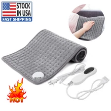 Heater Heating Pad (Electric) - Adjustable Temp, Auto-Off for Safe Bedroom Use