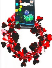 tib® Draht - Girlande rot Herzen Hochzeit Länge 270 cm Dekoration Folienherzen *