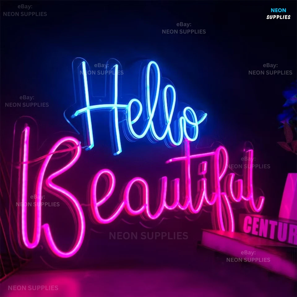 Letrero de neón personalizado LED luz de neón para bar pared decoración del hogar como su propio letrero de neón Foto 3 de 4