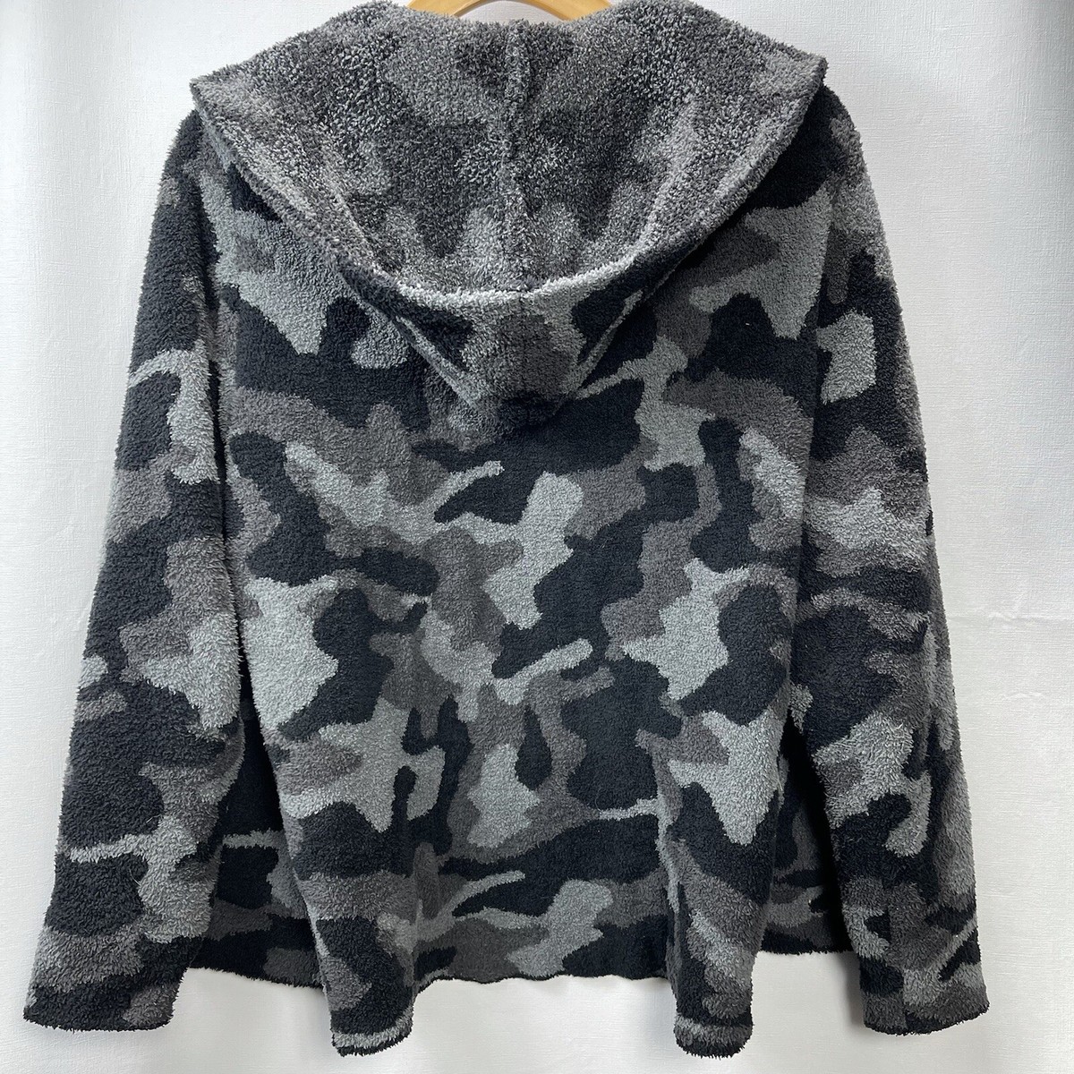 MAZZ hoodless パーカー grey/grey camo Original camouflage zip