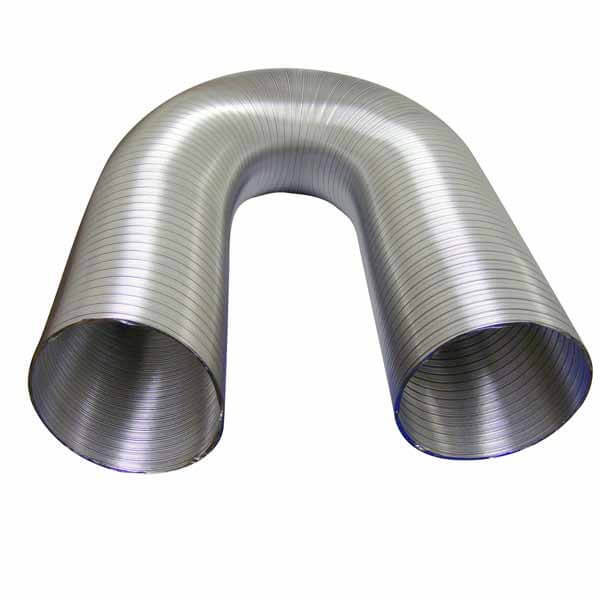 Domus 125mm x 3M Aluminium Semi Rigid Flexible Ducting