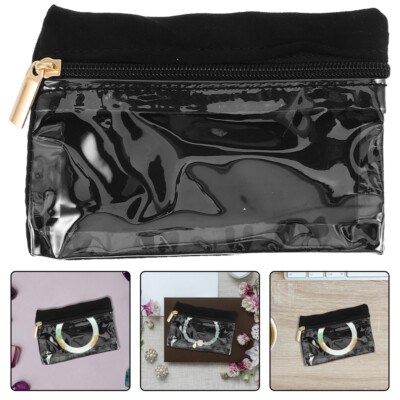 6 Pcs Jewelry Zipper Storage Bag Mini boutiques Travel Pouch Small Pouches with
