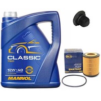 MotoröL Set 10W-40 5 Liter + ÖLfilter + ÖLablassschraube FüR Opel Vectra Sintra