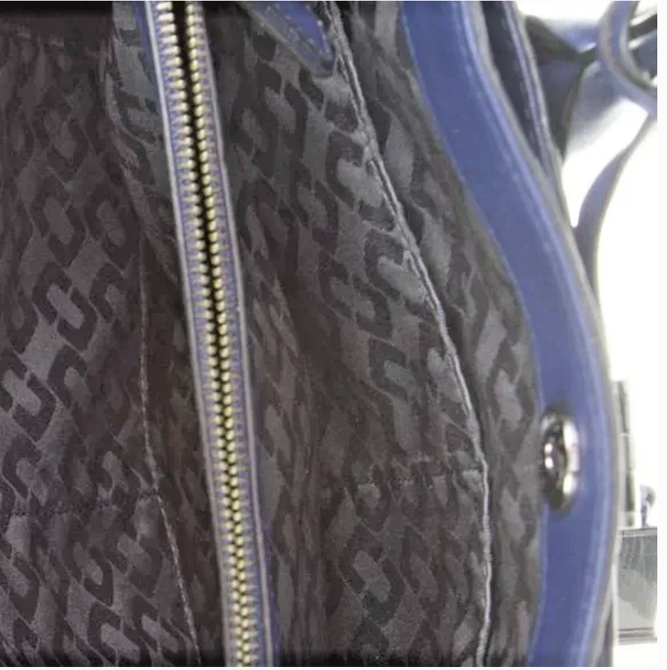 Bolso grande con doble asa de cuero Diane von Furstenberg 440 Gallery Viviana - azul marino Foto 4 de 4