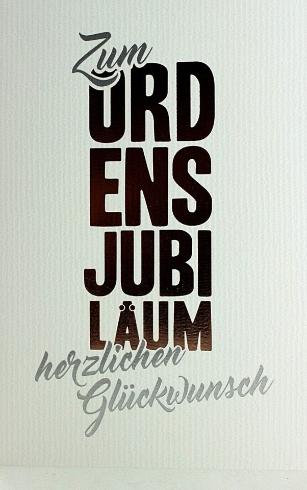 Ordensjubiläum Karte Glückwunschkarte Grußkarte Schwester Spruch Orden