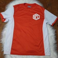 A4 Soccer Jersey Size M YCL Orange White