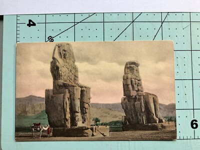 Vintage Colosses of Memnon  Postcard - Colossus - Theben , Memnonskolosse