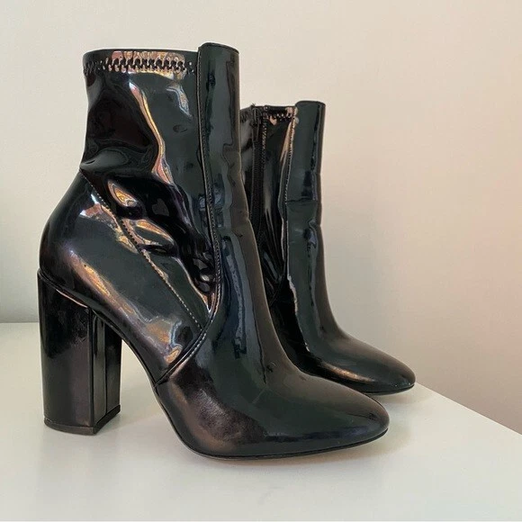 Aldo shiny boots sale
