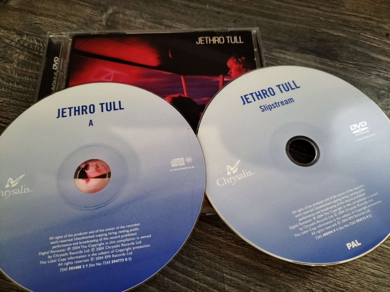 Jethro Tull - A + Slipstream - CD + DVD (2004) Prog Rock 1980