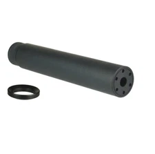 Ruger PC 9 mm Barrel Extension Solid Tube Muzzle Brake 1/2x28 TPI,Hard Anodized