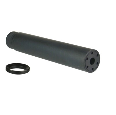 6061 T6 Hard Anodized Aluminum 1/2x28 TPI Barrel Extension Tube Muzzle ...