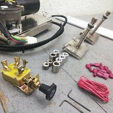 1928-1948 Early Ford Complete Windshield Wiper Kit W Switch Wire Harness