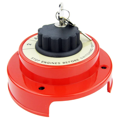 Dual Battery Switch Boat Selector Safety Shut Off Disconnect Switch With Lock - Picture 3 of 6