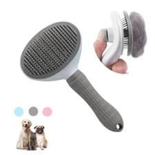 Pet Hair Remover Dog Cat Comb Grooming Massage Deshedding Self Cleaning Brush US