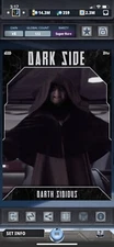 Topps Star Wars Digital Card Trader Dark Side 2 Darth Sidious Insert