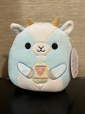 Squishmallow Grant The Goat 8" Peluche Esclusiva Claire's - Nuovo Con Etichette