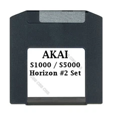 Akai S1000 / S5000 100MB ZIP Disk Disk Horizon #2 Set