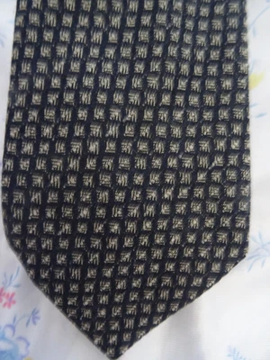 BRUNOVIOLA MADE IN ITALY Designer Krawatte 100% WOLLE #ELEGANT IN SCHWARZ/GRAU# - Bild 1 von 4