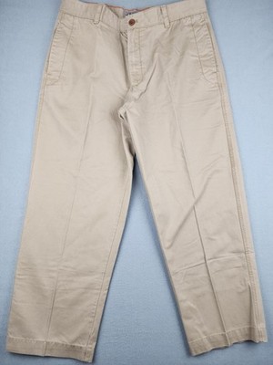 IZOD Chino Pants Mens 36x30 Beige Chesapeake Twill Antique Wash Metrix Fit NWT